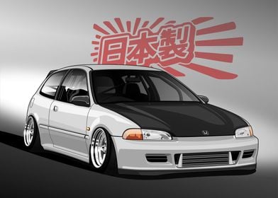 CIVIC EG6 STANCED