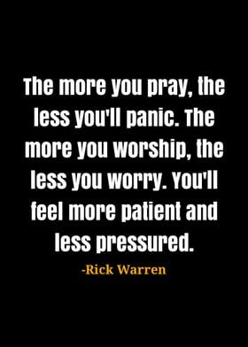 Rick Warren Quote 