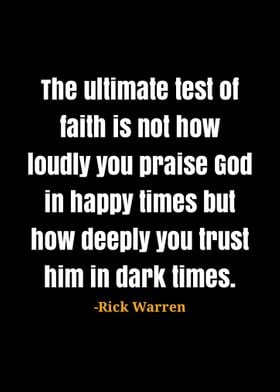 Rick Warren Quote 