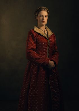 Woman in historical dress