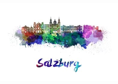 Salzburg skyline