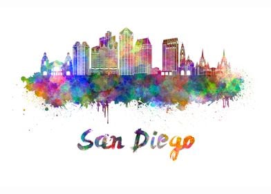 San diego v2 skyline