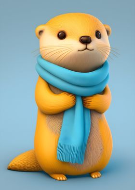 Happy Otter 3D