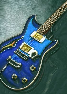 Blue guitar hero