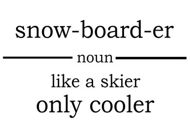 Snowboarder Definition