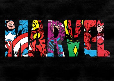 'Marvel Logo 5' Poster by Marvel | Displate