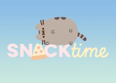 Snack Time' Poster by Pusheen The Cat | Displate