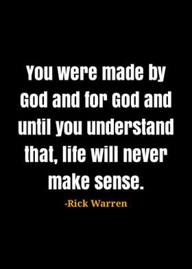 Rick Warren Quote 