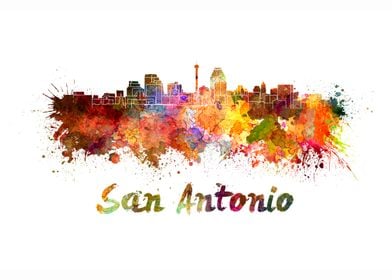 San antonio skyline