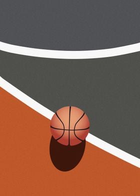 Basketball Court Poster