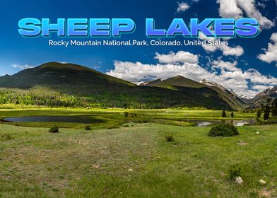 Sheep Lakes Rocky Mountain