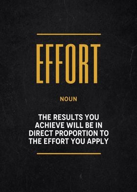 effort definition