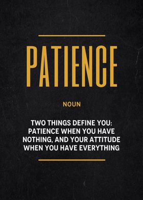 patience definition