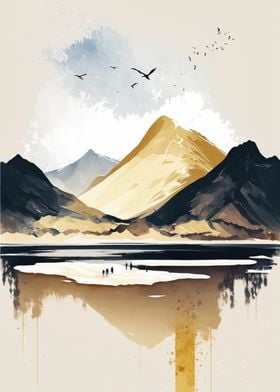 Watercolor Naturescape 