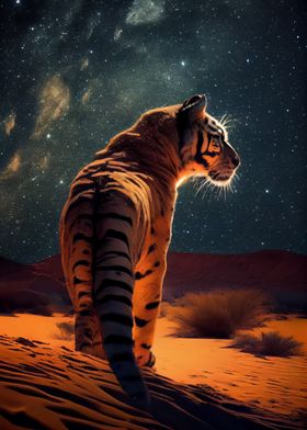 Tiger Under the Stars