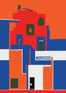 Morocco Travel Poster