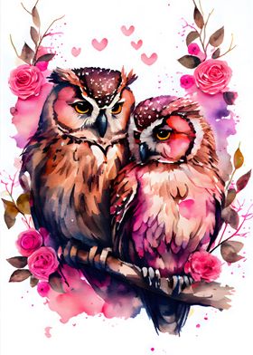 A Owl Couples Romance