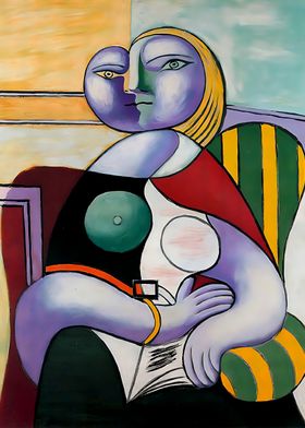 reading 1932 by Picasso