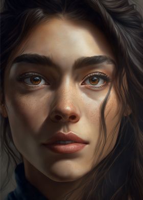 Gorgeous female portrait