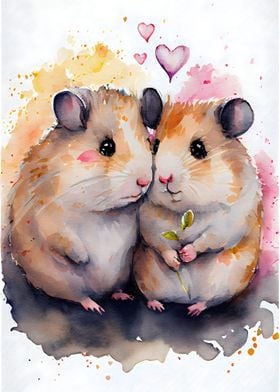 A Hamster Couples Romance