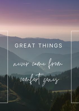 Great things