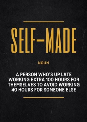 self made definition