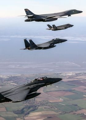 Formation over England