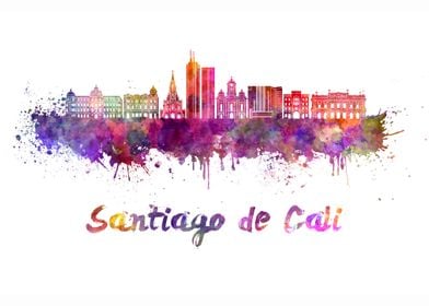 Santiago de cali skyline