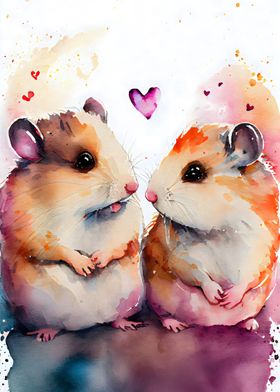 A Hamster Couples Romance