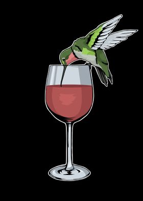 Red Wine Lover Hummingbird