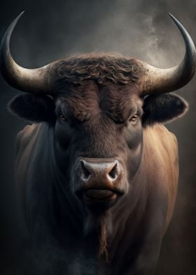 Bull portrait