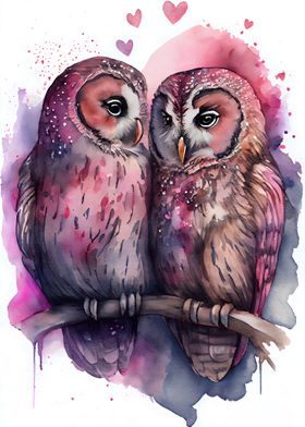 A Owl Couples Romance