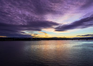 Vancouver Purple Sunset