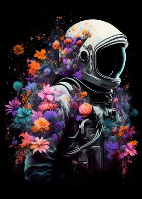 Floral Astronaut