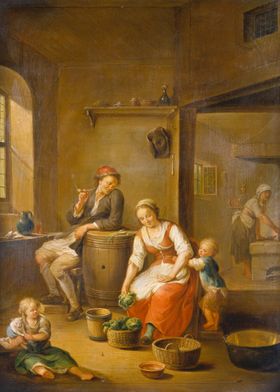 A Peasant Family at Home