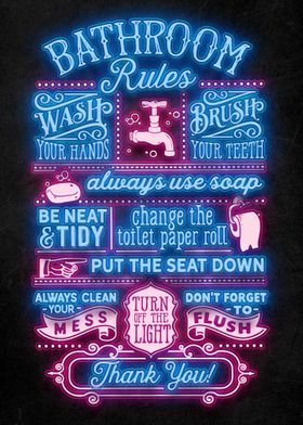 Bathroom Rules