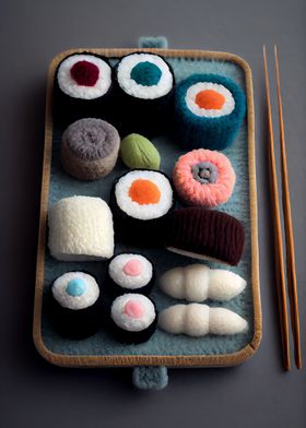 Wooshis  Wool Sushi