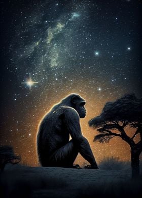 Ape under the Stars