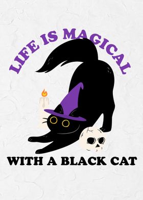 Magical Black Cat