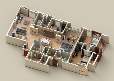 3 bedroom apartment