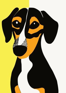 Wiener Dog Portrait