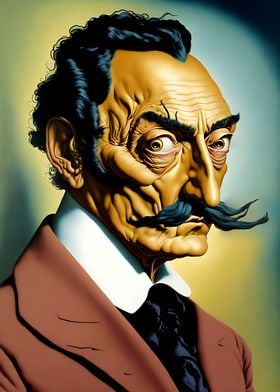 DALI PORTRAIT BY DALI