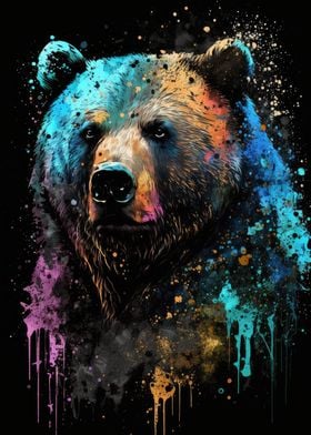 Paintsplash Bear