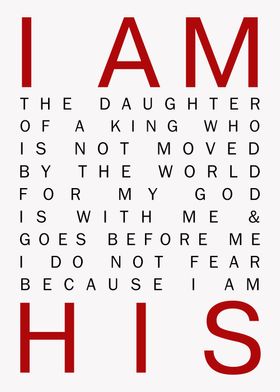 I AM HIS