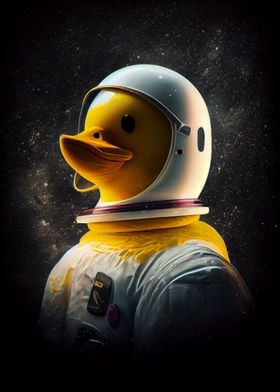 Rubber Duck Astronaut Bath