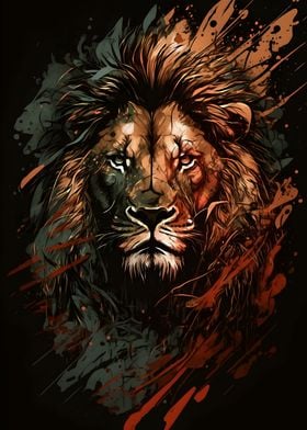 Lion portrait