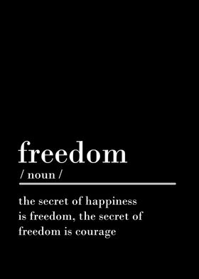 freedom definition