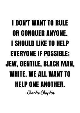 Charlie Chaplin Quote 