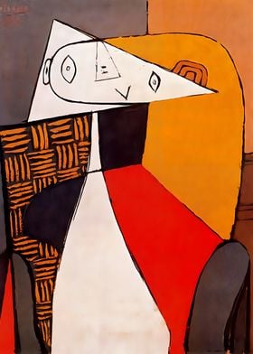 seated woman 1930 Picasso