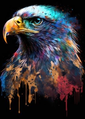 Paintsplash Eagle